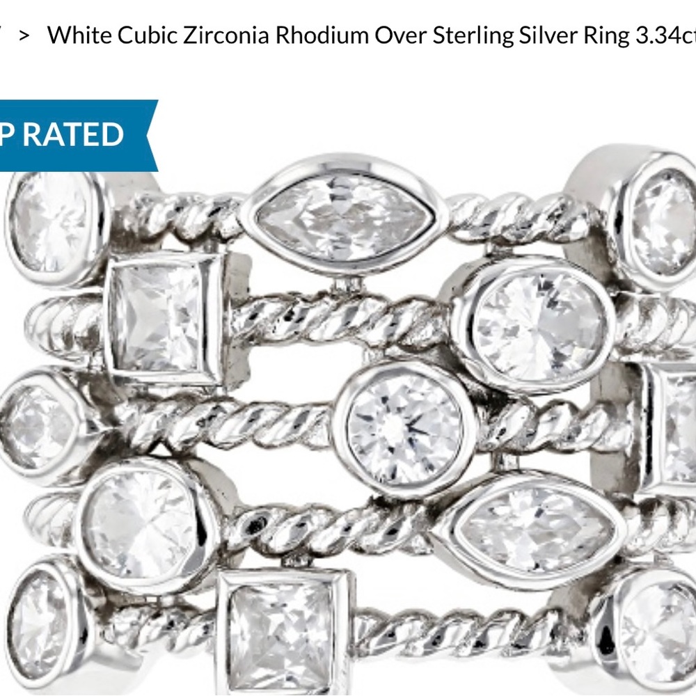 Size 8 Sterling Silver Ring